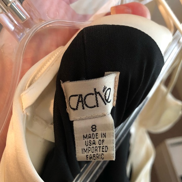 Cache Black and White Formal Dress - Picture 6 of 6